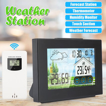 Digital Wireless Weather Station Clock Remote Sensor Indoor Outdoor Ther... - $47.99