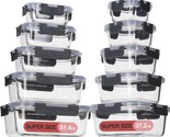 Food Storage Containers Set With Lids Airtight, Meal Prep Containers For... - $58.99