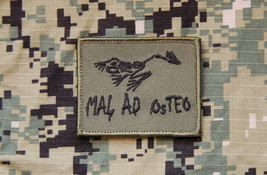Navy SEAL Patch MAL AD OSTEO Bad To The Bone AOR2 Naval Special Warfare ... - $7.66