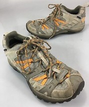 Merrell 8 Hiking Trail Shoes Brindle Aluminum Vibram Soles Waterproof - $29.89
