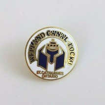 Welland Canal Lock 3 Saint Catharine&#39;s Ontario Hat Lapel Pin - $5.45