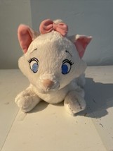 Disney Store Exclusive Aristocats Marie White Cat Pink Bow Plush Stuffed Animal - £11.33 GBP