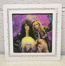 VINTAGE 1980&#39;s POISON Carnival 6X6 Game Prize Glass Mirror Rock Band Hai... - $34.86 CAD