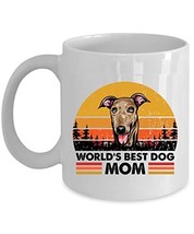 World&#39;s Best Greyhound Dog Mom Coffee Mug 11oz Ceramic Gift For Dogs Lov... - £13.20 GBP