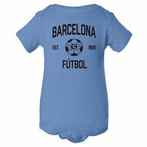 Barcelona Away Kit World Classic Soccer Football Arch Infant Creeper Bodysuit -  - £19.13 GBP