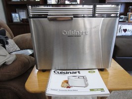 CUISINART CBK-200 2-Pound Programmable Stainless Steel Convection Bread Maker - £63.84 GBP