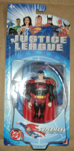 Brand NEW 2003 Justice League SUPERMAN action figure (black suit variant) - £31.45 GBP