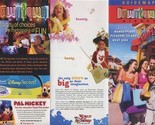 Disney&#39;s Downtown Guidemap Walt Disney World 1993 Marketplace Pleasure I... - $27.72