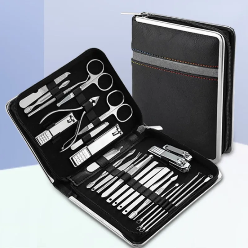 11-26 Pcs Professional Nail Clippers Manicure Set High Quality Stainless... - $17.62+