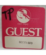 TOM PETTY - VINTAGE DEC. 29 1979 ORIGINAL CLOTH CONCERT TOUR BACKSTAGE PASS - $20.00