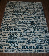 Philadelphia Eagles Nfl Football Twin Size Flat Sheet - £15.80 GBP