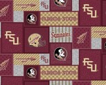 College Florida State University Seminoles Fleece Fabric Print by Yard A... - $15.97