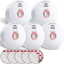 Siterlink Smoke Detector, 10 Year Battery Operated Smoke Alarm With Led Indicato - £91.24 GBP
