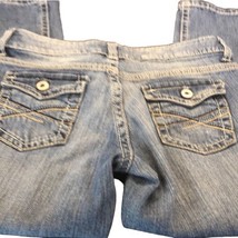 Women’s Aeropostale cropped ankle patched distressed jeans juniors size 3/4 - $12.22