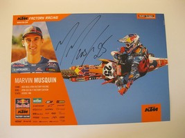 Marvin Musquin supercross motocross signed autographed 11x16 Poster COA. - $98.99