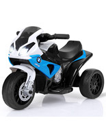 Kids Ride On Motorcycle Bmw Licensed 6V Electric 3 Wheels Bicycle W/ Mus... - £100.33 GBP