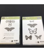Stampin Up! 123660 Strength &amp; Hope, 133345 Best of Butterflies Stamps Ne... - £12.98 GBP