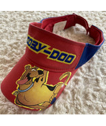 Scooby Doo Boys Red Blue Yellow Embroidered Visor Adjustable 3-7 - £7.27 GBP
