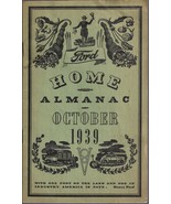 Ford Home Almanac - October 1939 - $10.99