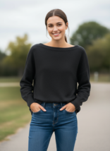Women Sweater Alfani Women Ribbed Panel Dolman Sweater Sz Small Dark Gray - $23.16