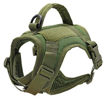 Military Tactical Cat Harness Nylon Puppy Cats Vest Harnesses With Handle Adjust - £28.83 GBP