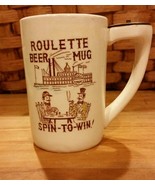 Vintage Souvenir Casino Riverboat Gambling Roulette Beer Mug Spin-To-Win... - £7.90 GBP
