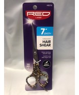 RED by KISS 7&quot; STRAIGHT HAIR SHEAR HSC70 SHARP STAINLESS SMOOTH EDGE - $4.92 CAD