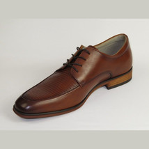 Men's Shoes Steve Madden Soft Leather upper Lace Up Imala Tan image 4