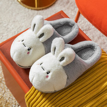 Cute Rabbit Ear Women Slippers Home Indoor Winter Warm Shoes Winter Female Soft  - £19.66 GBP