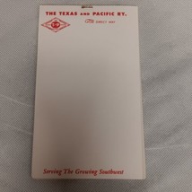 The Texas And Pacific Railway Notepad Pad 4.25&quot; x 7.25&quot; - $8.95