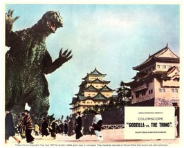 Godzilla vs The Thing Godzilla terrorizes Japanese town 8x10 inch photo - £7.66 GBP