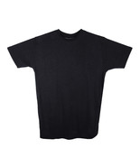 HEMP MADE T-SHIRT JERSEY FABRIC 55% HEMP 45% ORGANIC COTTON COLOR BLACK - $22.99