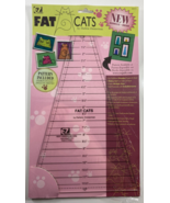 Darlene Zimmerman Fat Cats Quilting Ruler # 8823747 Pattern Included--NEW - £15.56 GBP