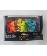 New Disney Stitch Pride Collection 3 Piece Ombre Stitch Figure Collector... - $17.78