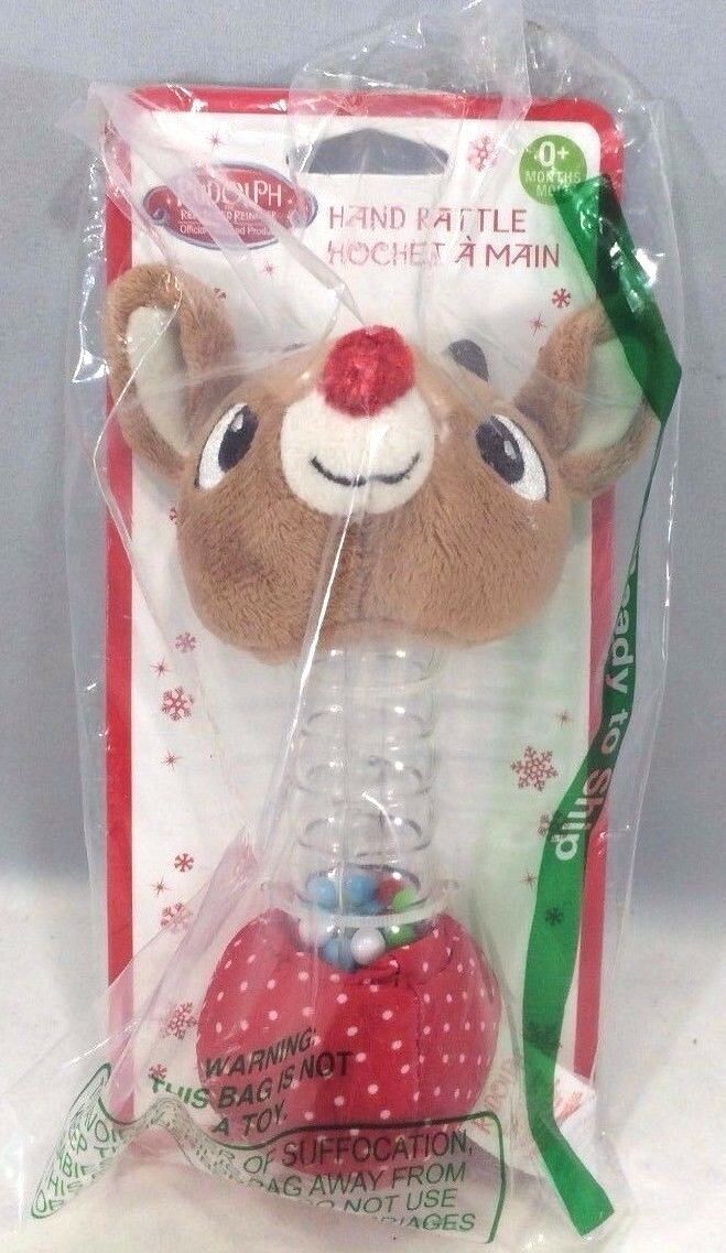 Primary image for Kids Preferred Baby's First Christmas Rudoph Rainstick Rattle