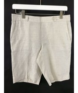 Banana Republic Shorts NEW 10&quot; Linen Bermuda Shorts Pockets NWT MSRP-$49 - $52.82 CAD