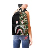 Shark Camo Nylon Backpack Bag - £35.18 GBP