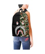 Shark Camo Nylon Backpack Bag - $61.12 CAD
