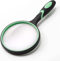 Large Magnifying Glass 10X Handheld Reading Magnifier for Seniors &amp; Kids... - £9.38 GBP