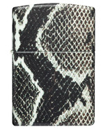 Zippo Lighter - Black Snake Skin 540 Color Process - 48231 - £30.25 GBP