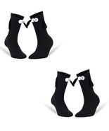 AWS/American Made 2 Pairs Magnetic Socks Holding Hands Shoe Size 5 to 10... - €10,32 EUR