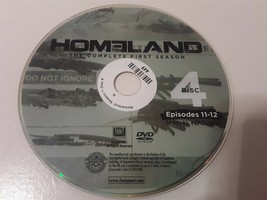 Homeland The Complete First Season Disc 4 Episodes 11-12 DVD NO CASE ONLY DVD - £1.17 GBP