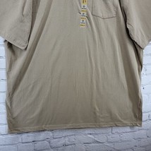 Carhartt T-Shirt Mens sz 3XL Tall Beige New - £19.41 GBP