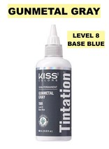 Kiss Tintation SEMI-PERMANT Color 5 Fl Oz Gunmetal Gray T009 Level: 8 Base: Blue - £4.38 GBP