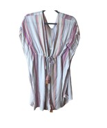 Altar&#39;d State Swim Cover Up Womens Size Small Drawstring Tassel Pastel M... - £14.79 GBP