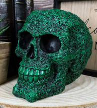 Day of The Dead Greenman Ent Green Petal Leaves Flora Fauna Skull Figurine - $21.99