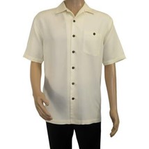 Men's Short Sleeves Summer Shirt by Indygo Smith Soft Rayon Blend 828-62 Cream image 3