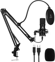 Usb Microphone For Pc. Nahwong Professional 192Khz/24Bit, And Livestreaming. - £48.33 GBP