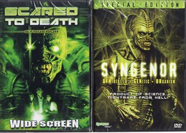 Scared To Death / Syngenor (Dvd) *New* Original And It&#39;s Sequel Together, Oop - £59.93 GBP
