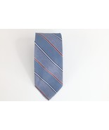 Vintage 80s 90s Streetwear Striped Color Block Neck Tie Wedding Formal S... - $363.19 MXN